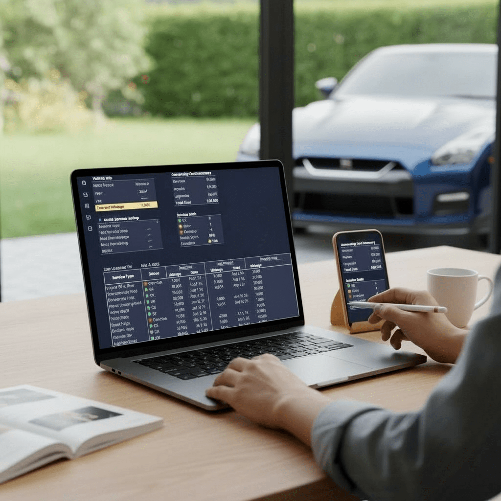 Car Maintenance & Build Tracker – Automated Google Sheets&nbsp;Template